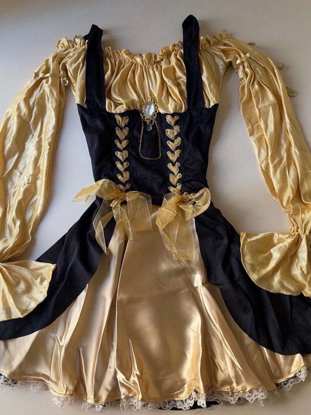 Vintage 2000s Leg Avenue Pirate Maiden Halloween Costume Dress